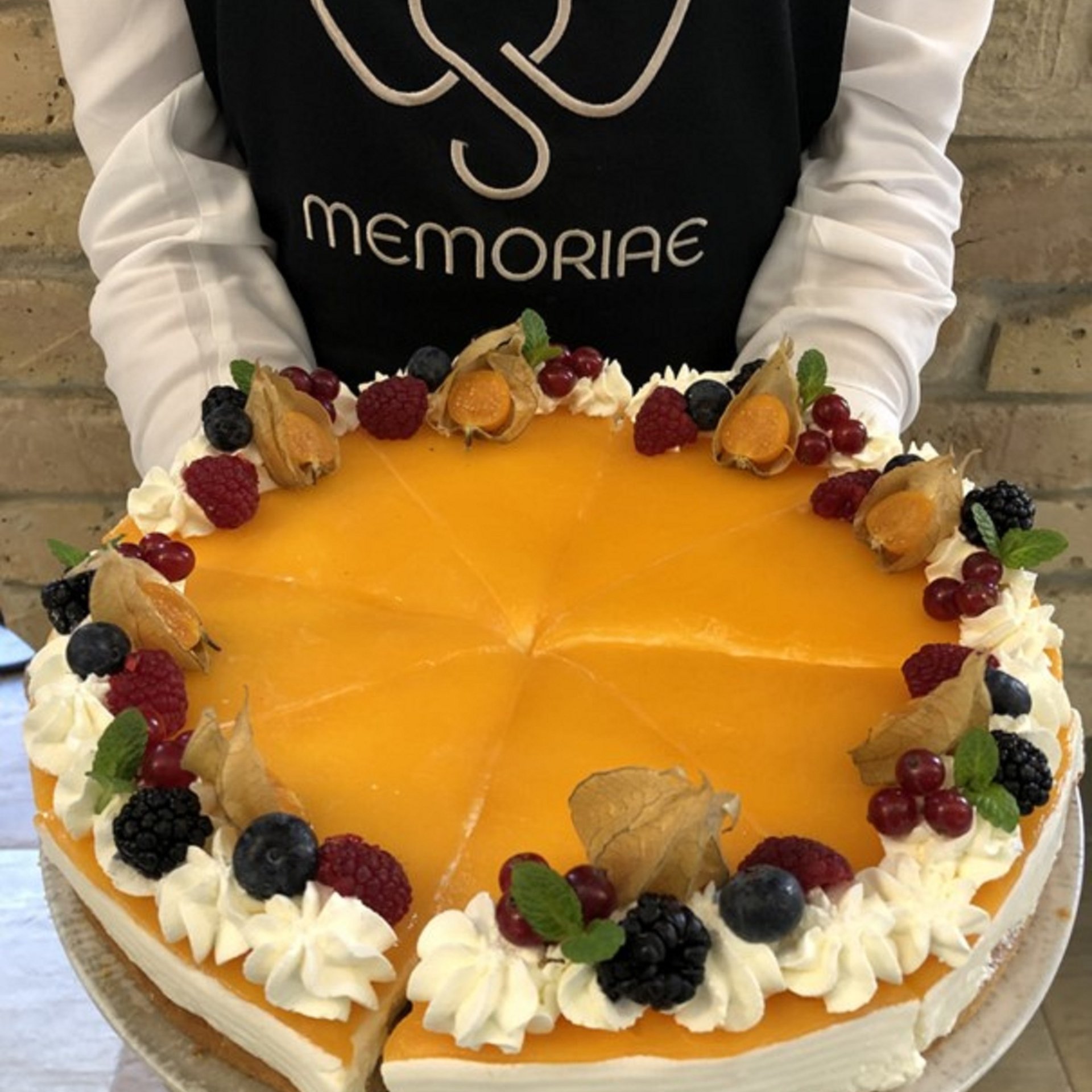 Barackos túrótorta